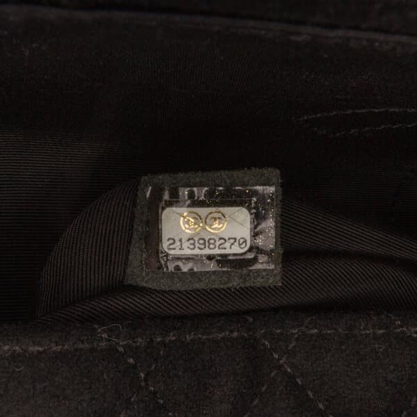 Pre-owned Chanel Reissue Wool Shoulder Bag Black