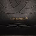 Miniatyrbild 7 av 10: Pre-owned Chanel Medium Croc Embossed Lambskin 2.55 Reissue Double Flap Bag Black