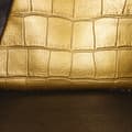 Miniatyrbild 9 av 10: Pre-owned Chanel Medium Croc Embossed Lambskin 2.55 Reissue Double Flap Bag Black