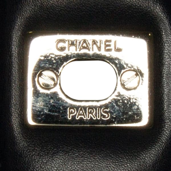 Pre-owned Chanel Perforated Classic Mini Rectangular Flap Blue