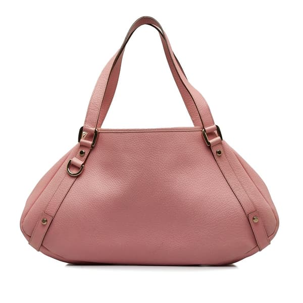Pre-owned Gucci Leather Abbey D Ring Pelham Shoulder Bag Pink