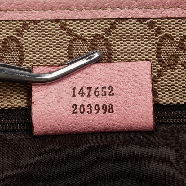 Pre-owned Gucci Leather Abbey D Ring Pelham Shoulder Bag Pink