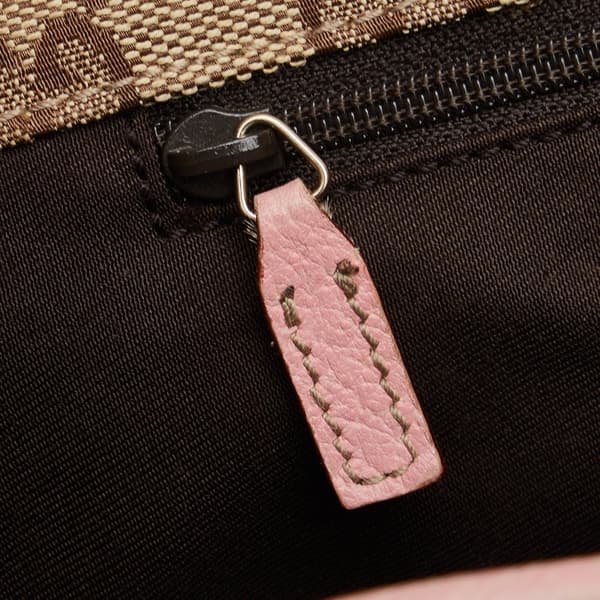Pre-owned Gucci Leather Abbey D Ring Pelham Shoulder Bag Pink