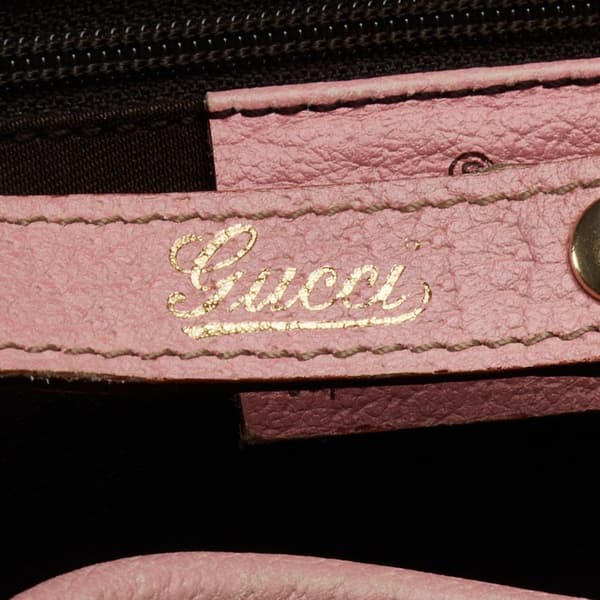 Pre-owned Gucci Leather Abbey D Ring Pelham Shoulder Bag Pink