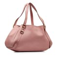 Miniatyrbild 2 av 10: Pre-owned Gucci Leather Abbey D Ring Pelham Shoulder Bag Pink