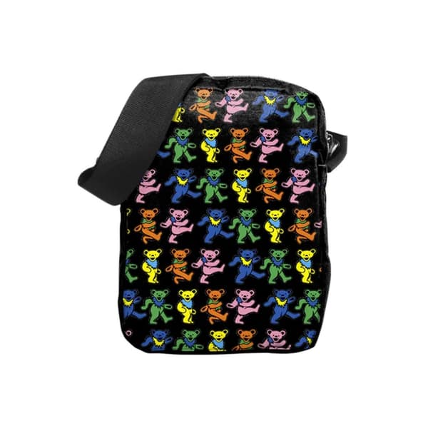 RockSax Dancing Bears Grateful Dead Crossbody-väska Black One Size