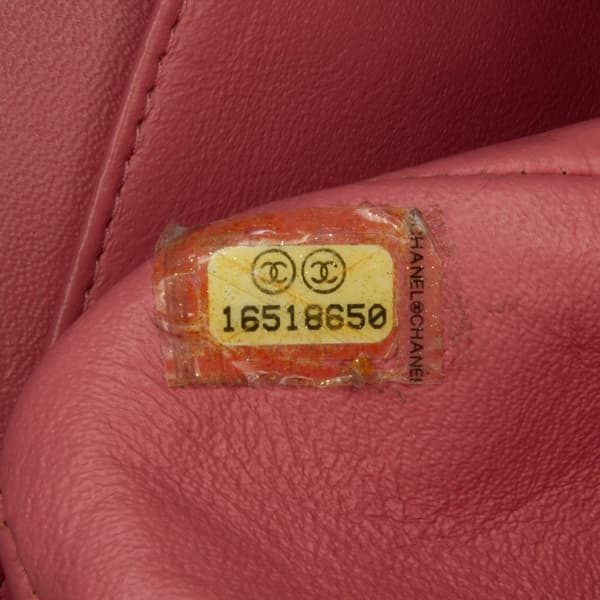 Pre-owned Chanel Jumbo Classic Lambskin Double Flap Pink