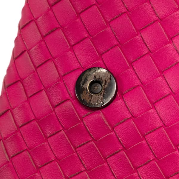 Pre-owned Bottega Veneta Large Intrecciato Olimpia Pink