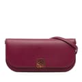 Miniatyrbild 1 av 10: Pre-owned LOEWE Goya Long Shoulder Bag Red