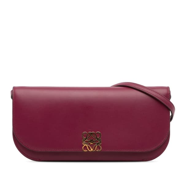 Pre-owned LOEWE Goya Long Shoulder Bag Red