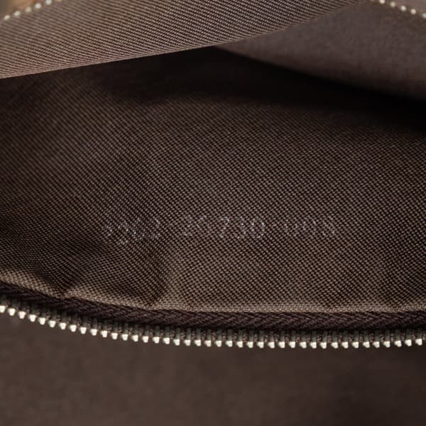 Pre-owned Fendi Zucca Canvas Mamma Forever Brown