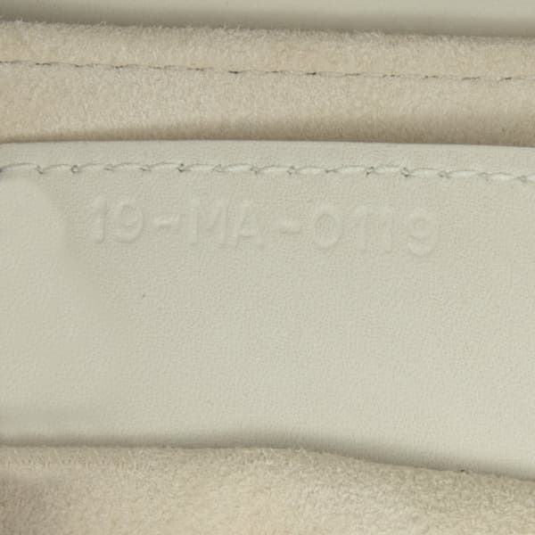 Pre-owned Dior Ultra Matte Calfskin Saddle Bag White