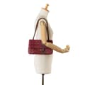 Miniatyrbilde 9 av 10: Pre-owned Chanel Medium Classic Tweed Double Flap Red