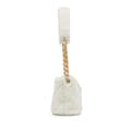 Miniatyrbild 3 av 10: Pre-owned Chanel Shearling CC Shoulder Bag White
