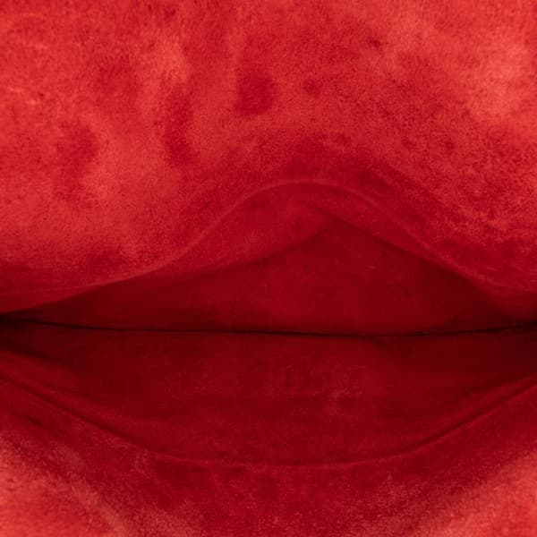 Pre-owned Chanel Medium Suede Re-issue 2.55 Double Flap Red