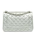 Miniatyrbillede 3 af 10: Pre-owned Chanel Jumbo Classic Lambskin Double Flap Silver