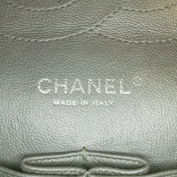 Pre-owned Chanel Jumbo Classic Lambskin Double Flap Silver