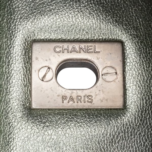 Pre-owned Chanel Jumbo Classic Lambskin Double Flap Silver