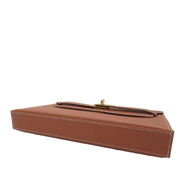 Pre-owned Hermès Madame Kelly Elan Brown