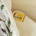 Miniatyrbild 10 av 10: Pre-owned Chanel Medium Classic Chevron Tweed Floral Double Flap White
