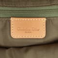 Miniatyrbild 6 av 10: Pre-owned Dior Diorissimo Canvas Saddle Bag Green