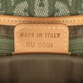 Miniatyrbild 7 av 10: Pre-owned Dior Diorissimo Canvas Saddle Bag Green