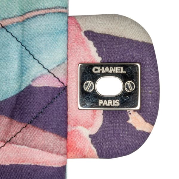 Pre-owned Chanel Quilted Jungle Jeans Flap Blue