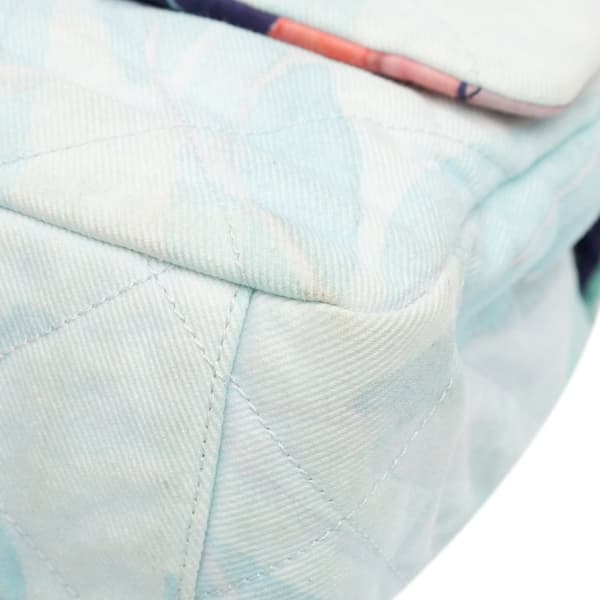 Pre-owned Chanel Quilted Jungle Jeans Flap Blue