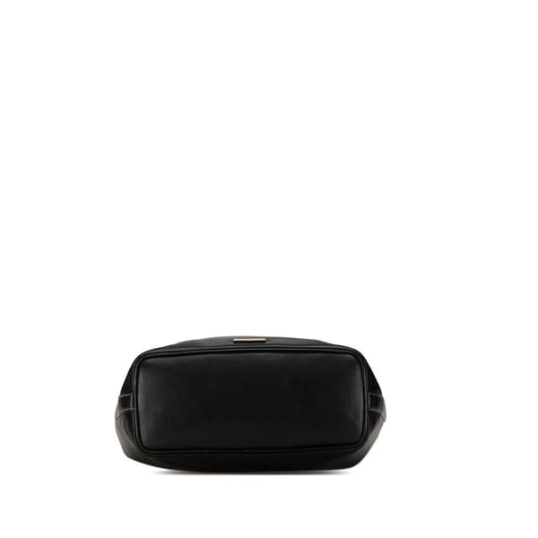 Pre-owned Gucci Leather Shoulder Bag Black