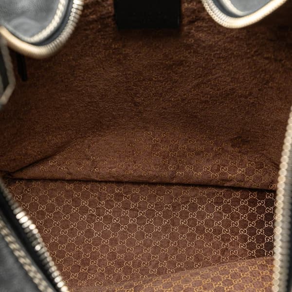 Pre-owned Gucci Leather Shoulder Bag Black