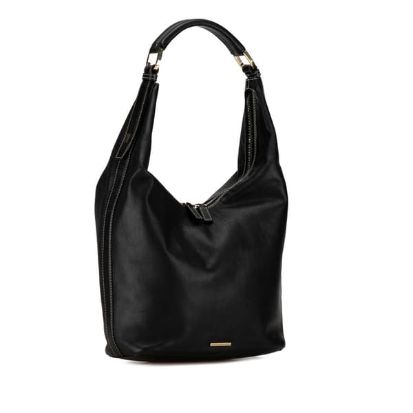 Pre-owned Gucci Leather Shoulder Bag Black