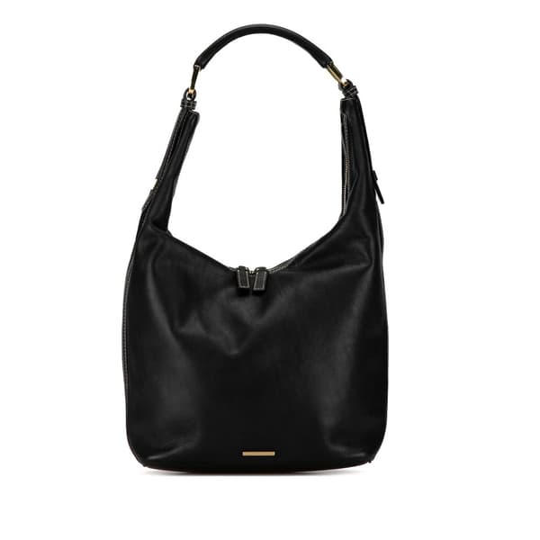 Pre-owned Gucci Leather Shoulder Bag Black