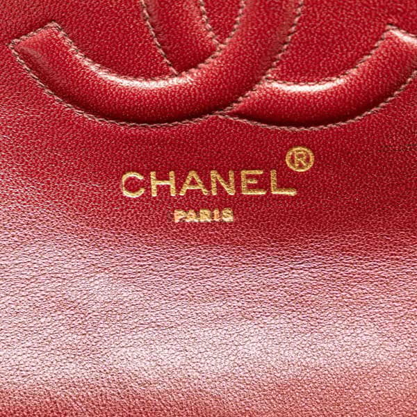 Pre-owned Chanel CC Quilted Lambskin Single Flap Black