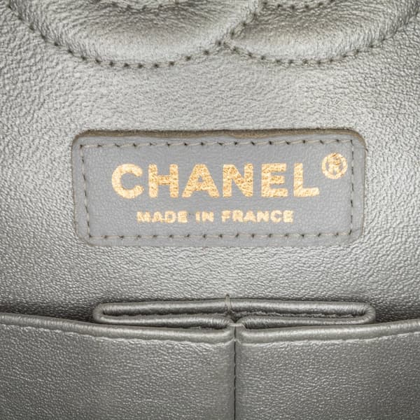 Pre-owned Chanel Medium Classic Nylon Cat Emoticon Double Flap White