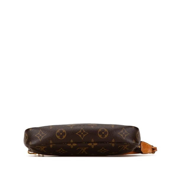 Pre-owned Louis Vuitton Monogram Pochette Accessoires Brown