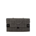 Pikkukuva 1 / 9: Pre-owned Chanel CC Choco Bar Denim Chain Flap Gray