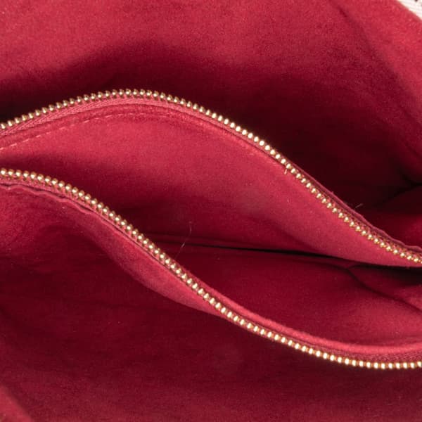 Pre-owned Louis Vuitton Monogram Embossed Puffy Lambskin Coussin PM Brown