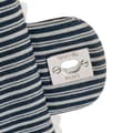 Pikkukuva 10 / 10: Pre-owned Chanel Medium Classic Canvas Sequin Stripes Double Flap Blue