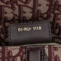 Miniatyrbild 7 av 8: Pre-owned Dior Oblique Canvas Saddle Bag Red