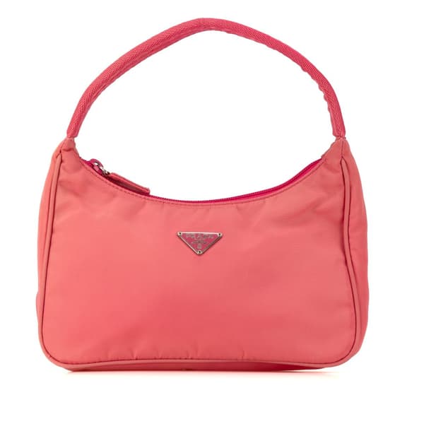 Pre-owned Prada Tessuto Shoulder Bag Pink