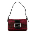 Pikkukuva 1 / 7: Pre-owned Fendi Mini Zucchino Canvas Baguette Red