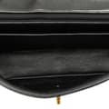 Miniatyrbild 4 av 10: Pre-owned Chanel Medium CC Quilted Lambskin Border Single Flap Black