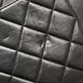 Miniatyrbild 9 av 10: Pre-owned Chanel Medium CC Quilted Lambskin Border Single Flap Black