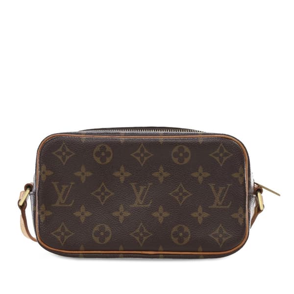 Pre-owned Louis Vuitton Monogram Pochette Cite Brown