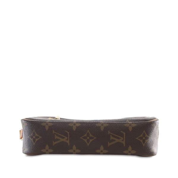 Pre-owned Louis Vuitton Monogram Pochette Cite Brown