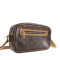 Miniatyrbilde 2 av 10: Pre-owned Louis Vuitton Monogram Pochette Cite Brown