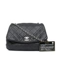 Pikkukuva 10 / 10: Pre-owned Chanel Quilted Calfskin Curvy Flap Black