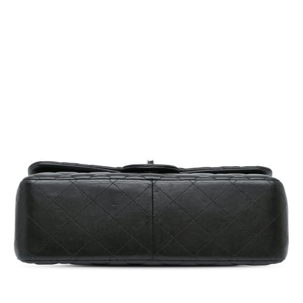 Pre-owned Chanel Jumbo Classic Lambskin Double Flap Black
