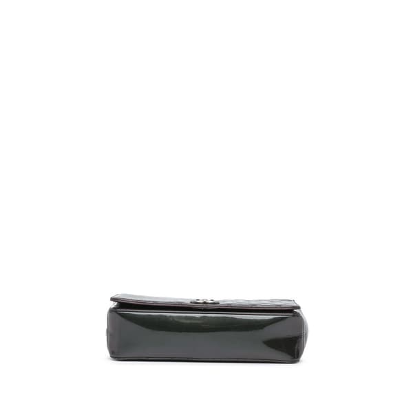 Pre-owned Chanel Medium Patent Coco Boy Flap Purple