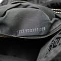 Miniatyrbild 6 av 7: Pre-owned Fendi Zucchino Canvas Double Flap Mamma Black